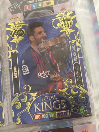 Cromo Messi Total Kings 2018-19 Panini
