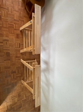 Caballetes de madera (x2)