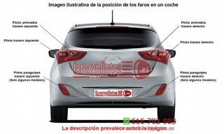 Piloto Paragolpes Trasero Derecho Opel Zafira C A