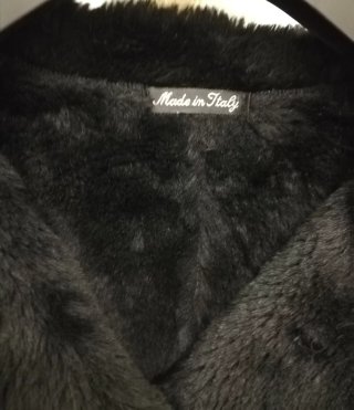 Cappotto XL donna nero Made in Italy