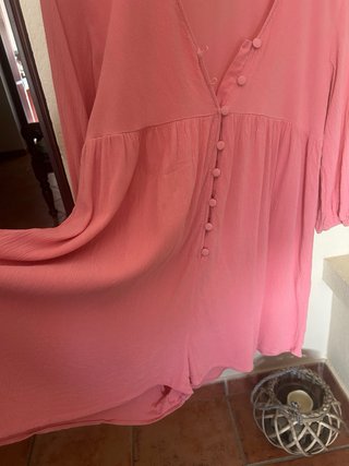 Mono corto Zara rosa talla xs
