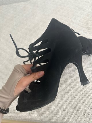 Zapatos de baile latino  negros talla 37 Puesto 2