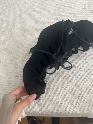 Zapatos de baile latino  negros talla 37 Puesto 2