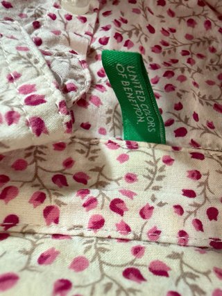 Camicia Benetton fantasia floreale taglia XS