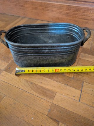 Conjunto 3 Maceteros Vintage Metálicos