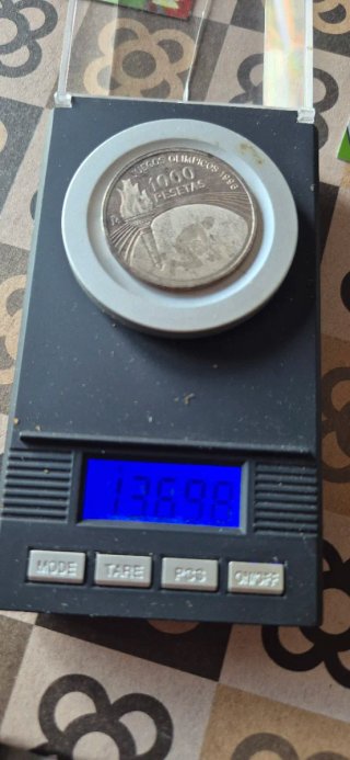 Moneda 1000 Pesetas Juegos Olímpicos 1996 Plata