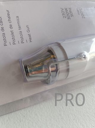 Pistola de calor 230V. 300W, Blanco