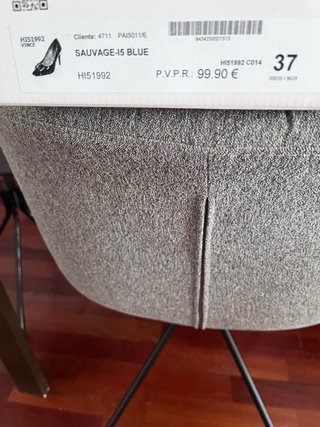 Zapatos Hispanitas Tacón Azul Marino