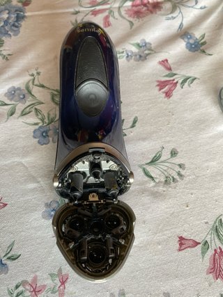 Máquina de afeitar Philips azul y gris