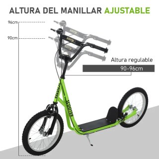 Patinete infantil verde