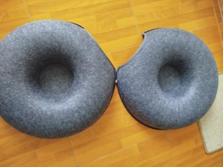 Cueva para gatos gris