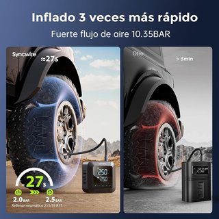 Compresor de Aire Portátil 10 Bar NUEVO