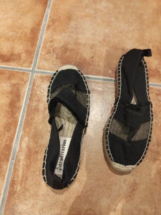 Alpargatas mujer Stradivarius Negras Talla 36