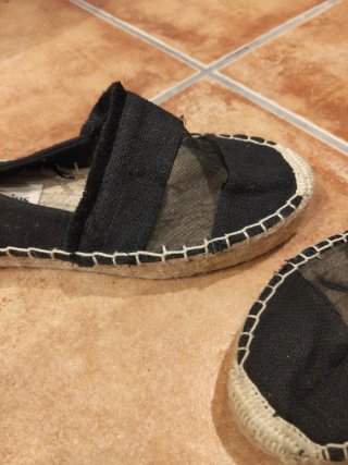 Alpargatas mujer Stradivarius Negras Talla 36