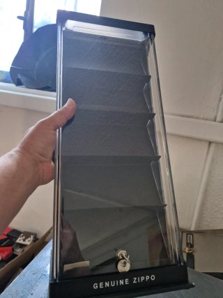 Armadietto Espositore Zippo Vetro e Plastica