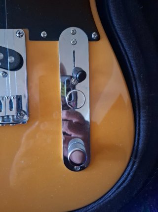 Guitarra Squier Telecaster Dorada