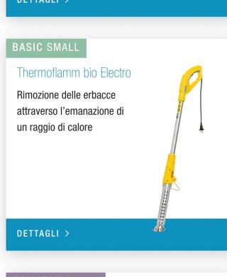 Diserbante elettrico Gloria Thermoflamm Bio