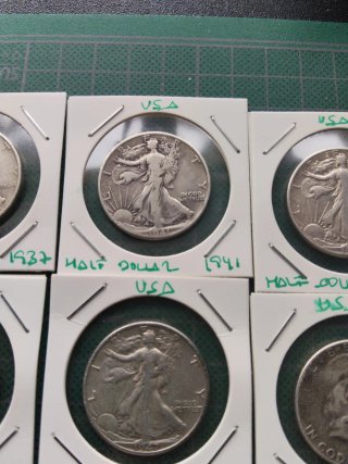 Monedas de Plata USA Half Dollars