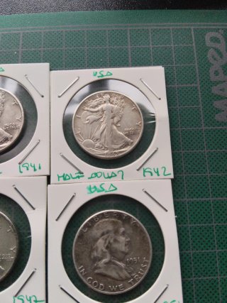 Monedas de Plata USA Half Dollars