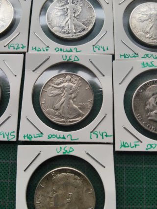 Monedas de Plata USA Half Dollars