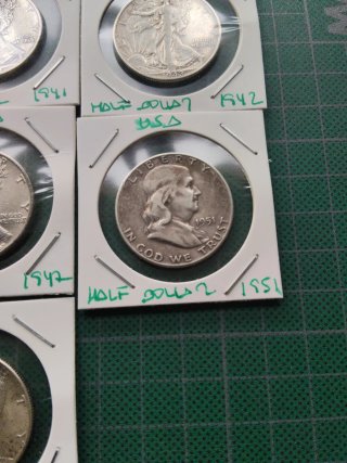 Monedas de Plata USA Half Dollars