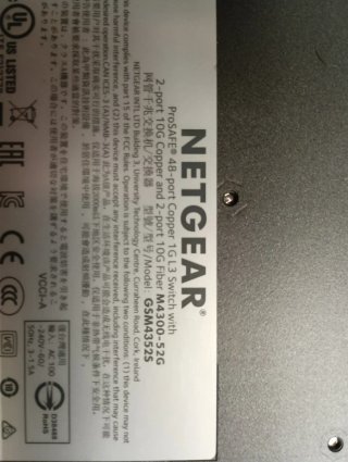 Switch Netgear 48 Puertos