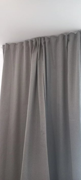 Cortinas IKEA ROSENMANDEL Gris 2x 135x300cm