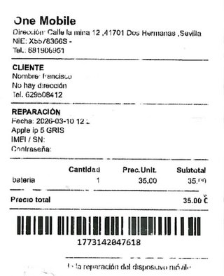 iPhone 5S Blanco/Dorado Batería Nueva