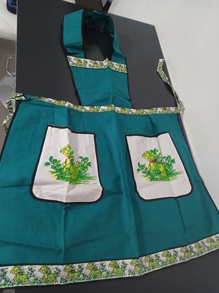 Grembiule vintage cucina cotone anni 70/80