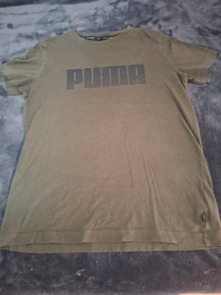 Camiseta Puma Verde Oliva Deportiva