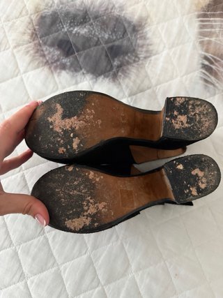 Tacones negros plataforma