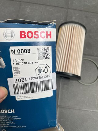 Filtro combustible Seat Audi Skoda Vw