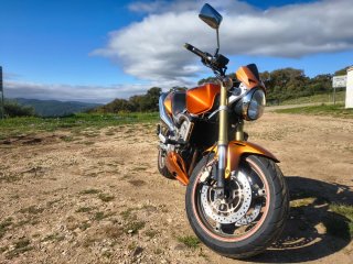 Honda CB 600 F Naranja/Plata