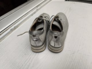 Zapatos Pitillos plateados