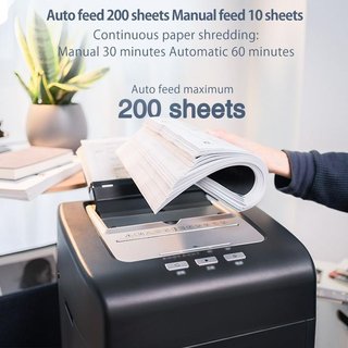 Destructora Papel Profesional 200 hojas NUEVA