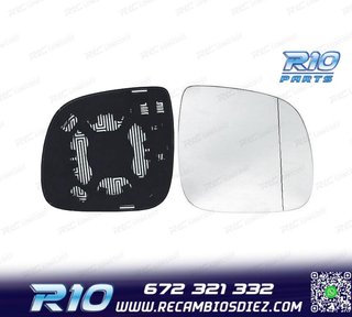 CRISTAL ESPEJO + BASE DERECHO VOLKSWAGEN VW TOUAREG 07-10