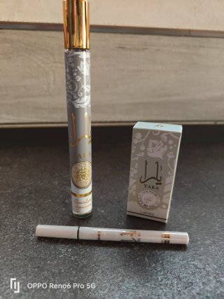 Combo Yara Bianco profumo roll-on oro