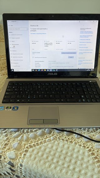 Portátil ASUS A53S Intel Core i5 6GB RAM