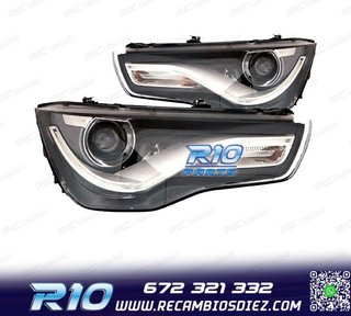 FAROS XENON AUDI A1 10-14 DRL NEGROS