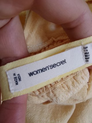 Vestido amarillo Women secret