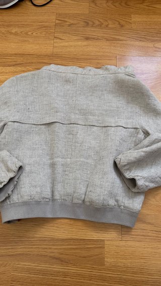 Chaqueta Armani Collezioni Lino Beige T.44 IT (S)