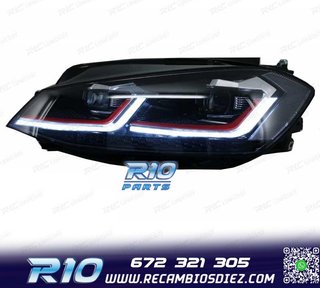 FAROS VOLKSWAGEN VW GOLF 7.5 17-19 FULL LED DINAMICOS LOOK G