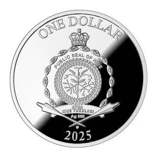 Moneda Plata 2025 Año Lunar de la serpiente