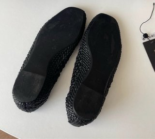 Massimo Dutti Bailarinas Trenzadas Negras