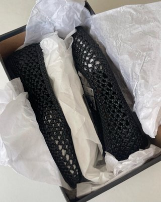 Massimo Dutti Bailarinas Trenzadas Negras