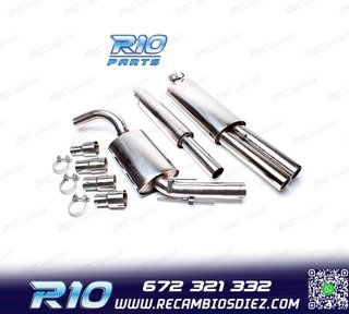 LÍNEA DE ESCAPE PARA VOLKSWAGEN VW GOLF MK2 83-91