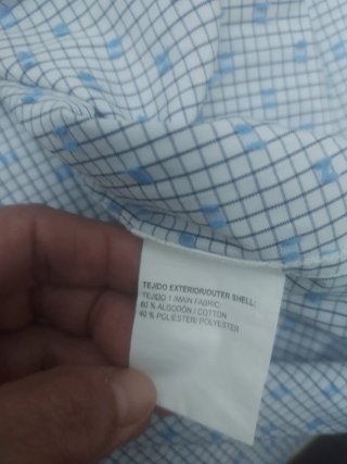 Camisa DI VEY Hombre Talla M Cuadros nueva.