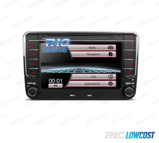 RADIO NAVEGADOR 7" PARA SEAT SKODA VOLKSWAGEN VW USB GPS TAC