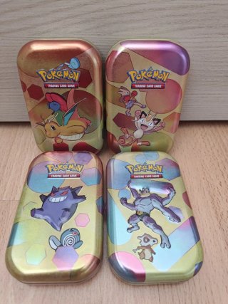 4 Mini Tin Pokémon 151 (vuote)