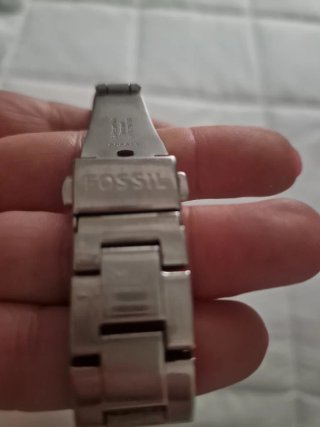 Reloj Fossil Mujer Plata y Blanco